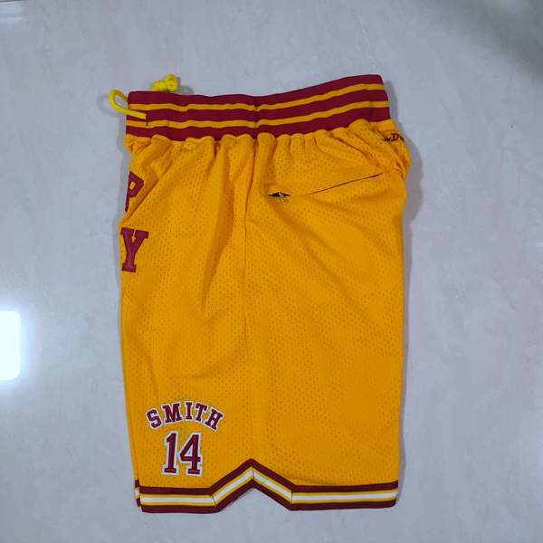 Movie Just Don Yellow Basketball Shorts