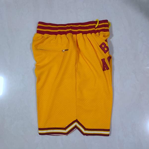 Movie Just Don Yellow Basketball Shorts