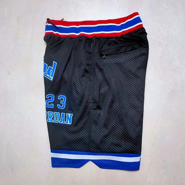 Movie Jam Just Space Black Basketball Shorts 02