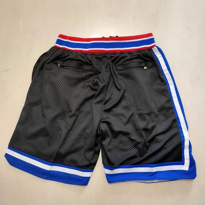 Movie Space Jam Just Don #1 Black Basketball Shorts