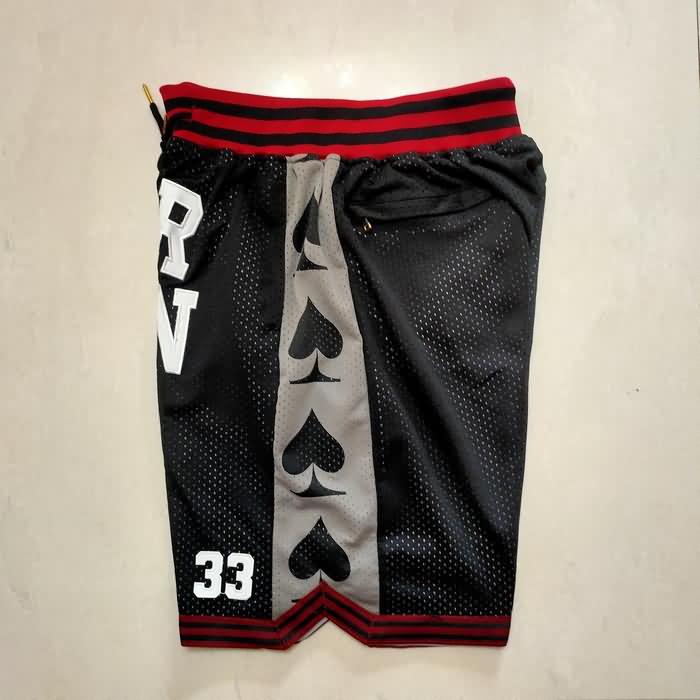 High School BRYANT Just Don Black NCAA Shorts