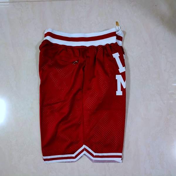 High School Just Don BRYANT Red NCAA Shorts