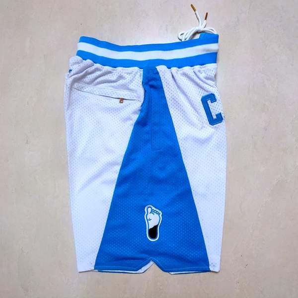 North Carolina Tar Heels Just Don White NCAA Shorts