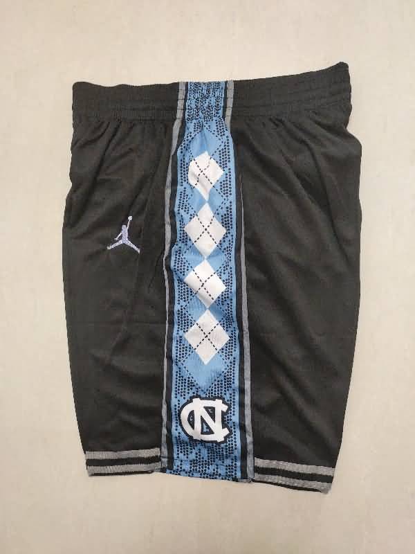 North Carolina Tar Heels Black NCAA Shorts