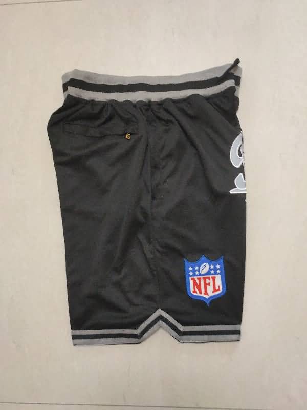 Las Vegas Raiders Just Don Black NFL Shorts 02