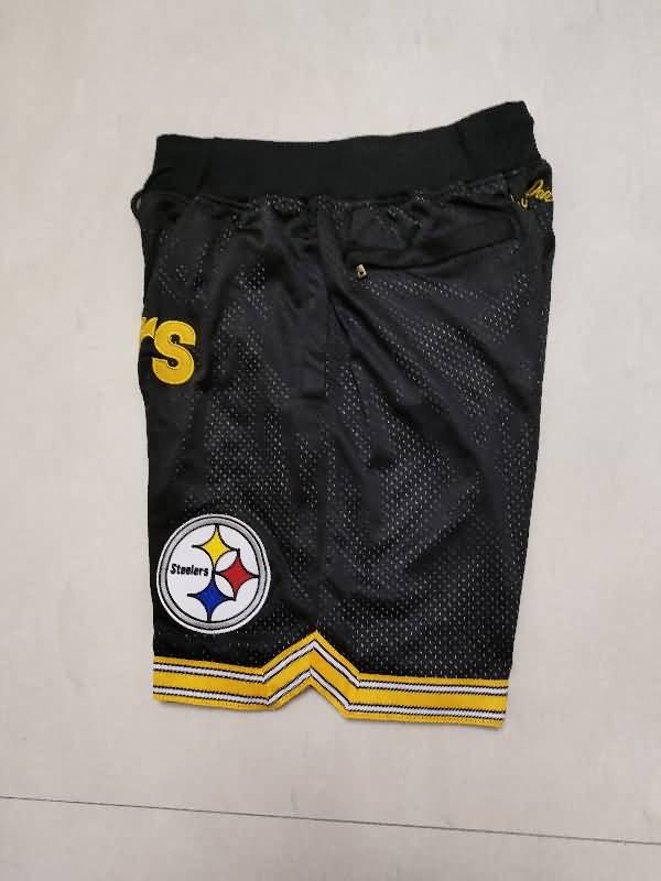 Pittsburgh Steelers Just Don Black NFL Shorts