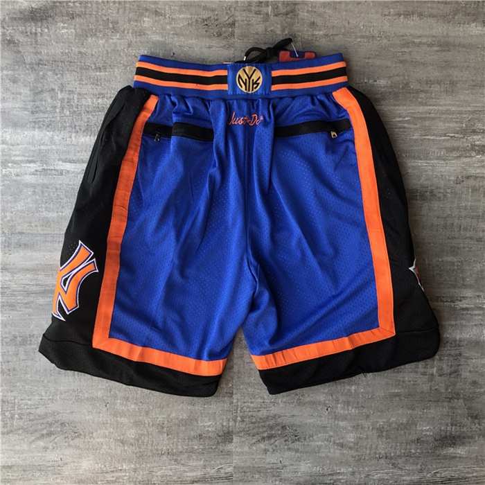 New York Knicks Just Don Blue Basketball Shorts