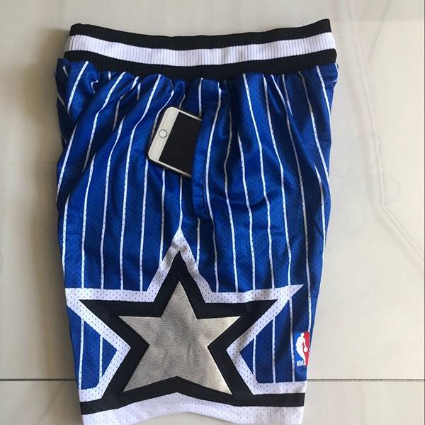 Orlando Magic Mitchell&Ness Blue Basketball Shorts 02