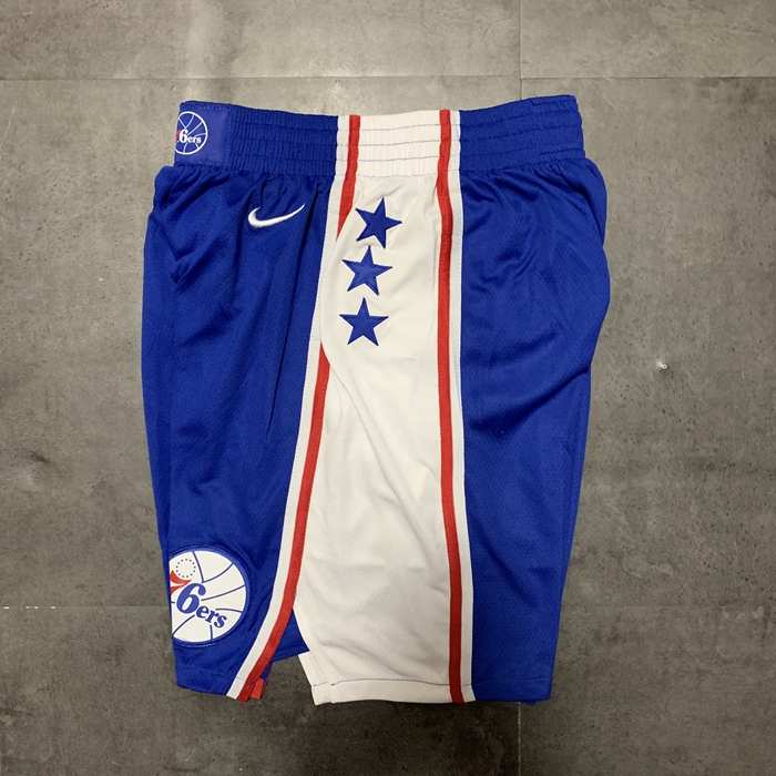 Philadelphia 76ers Blue Basketball Shorts