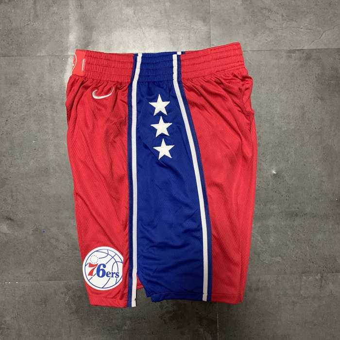 Philadelphia 76ers Red Basketball Shorts