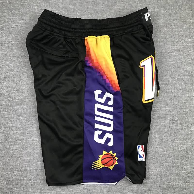 Phoenix Suns Just Don Black Basketball Shorts 02