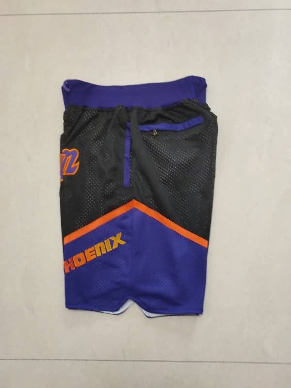 Phoenix Suns Just Don Black Basketball Shorts 03