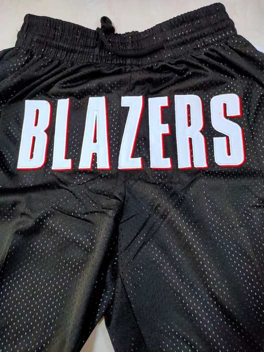 Portland Trail Blazers Just Don Black Basketball Shorts