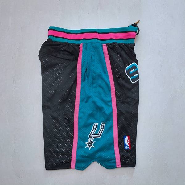 San Antonio Spurs Just Don Black Basketball Shorts