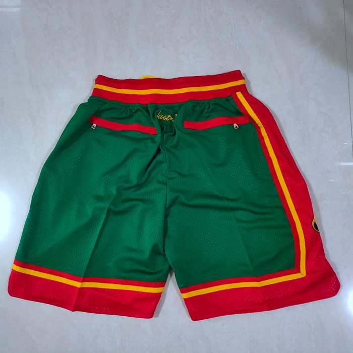 Seattle Sounders Just Don Green Basketball Shorts 02