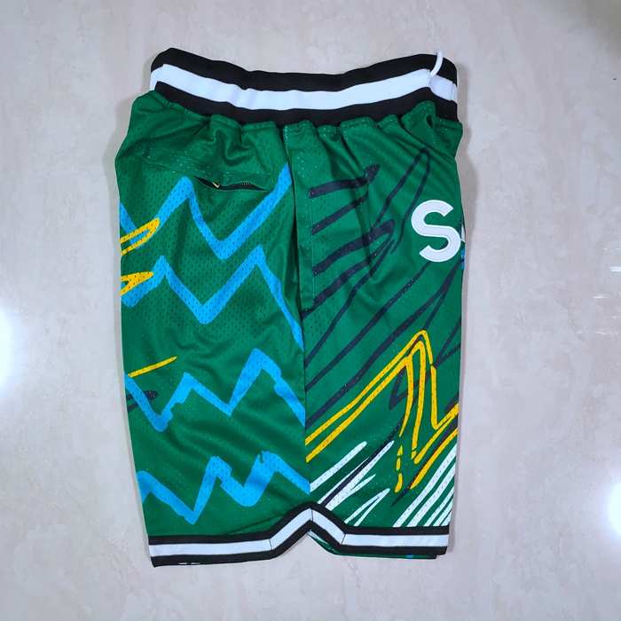 Seattle Sounders Just Don Green Basketball Shorts 03