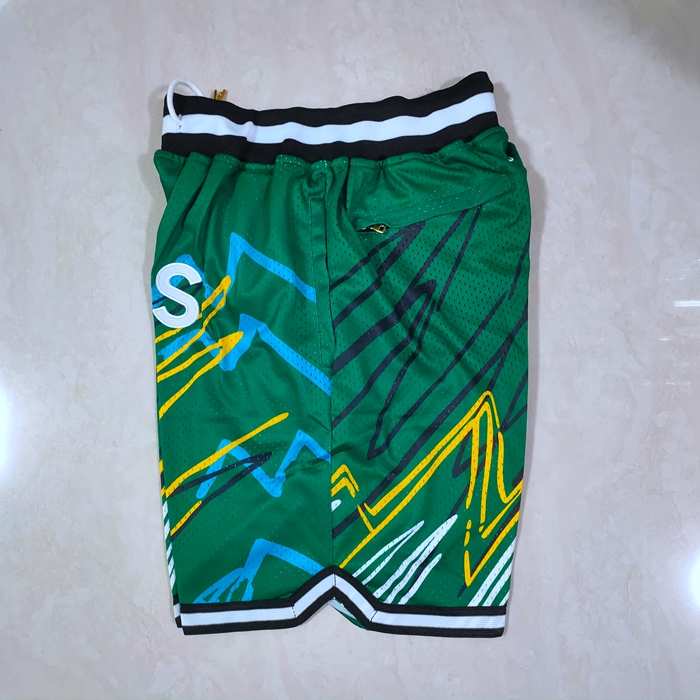 Seattle Sounders Just Don Green Basketball Shorts 03