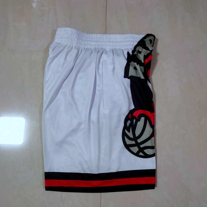 Toronto Raptors Mitchell&Ness White Basketball Shorts