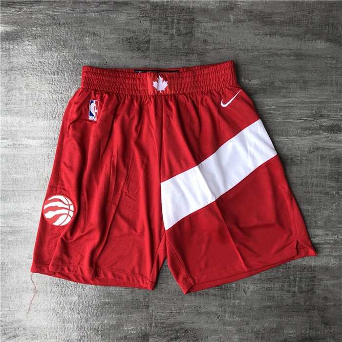 Toronto Raptors Red Basketball Shorts