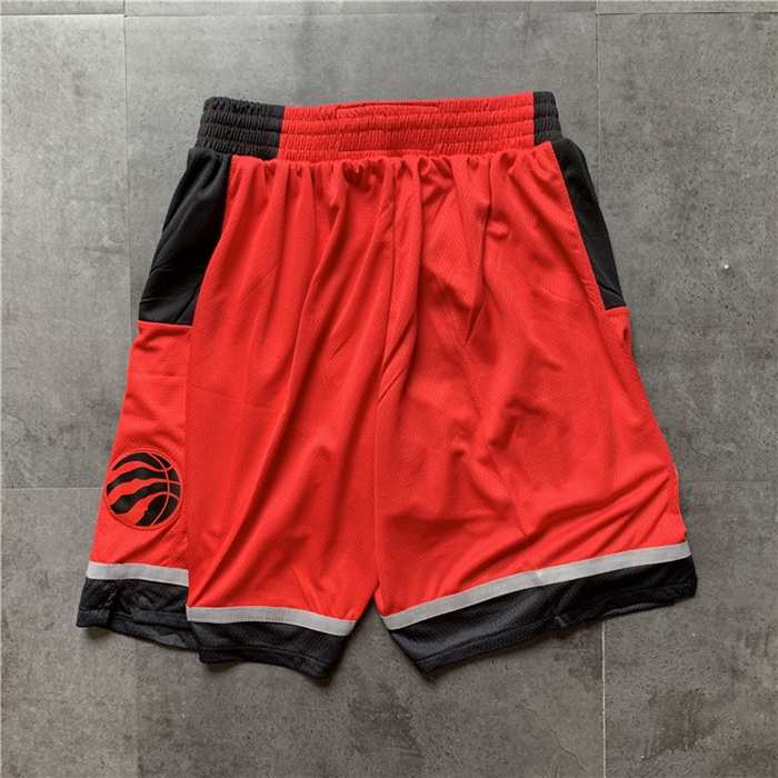 Toronto Raptors Red Basketball Shorts 02