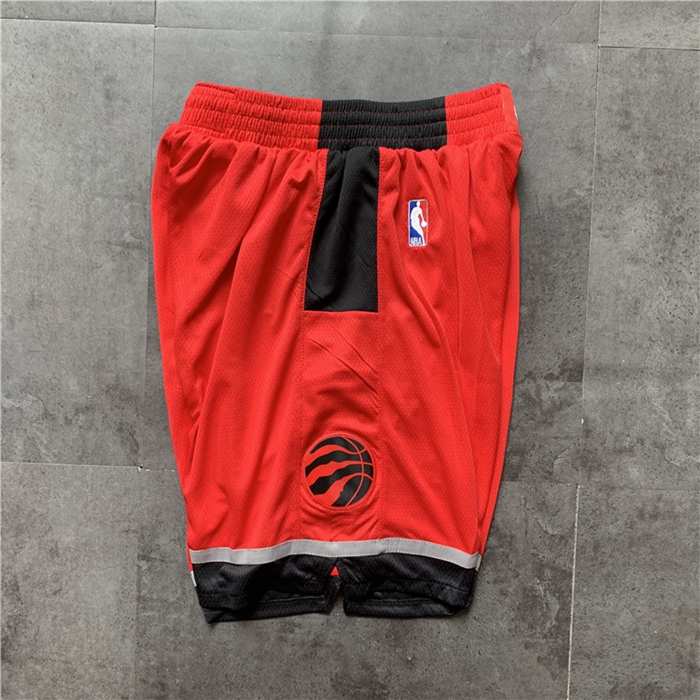 Toronto Raptors Red Basketball Shorts 02