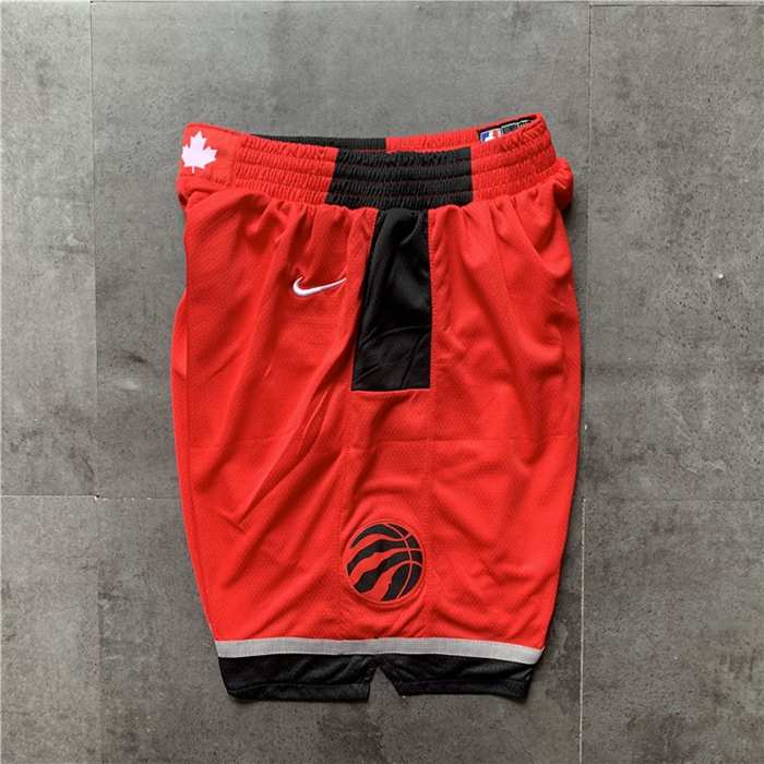 Toronto Raptors Red Basketball Shorts 02