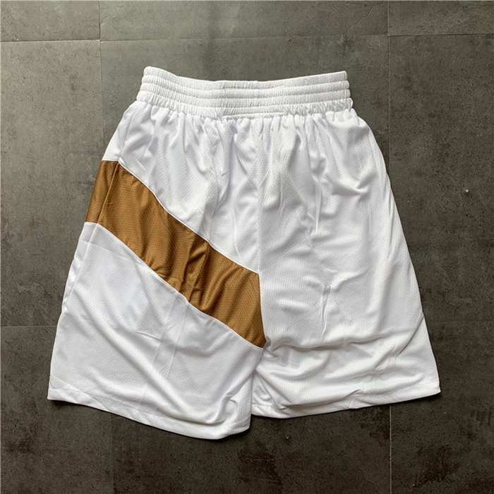 Toronto Raptors White Basketball Shorts