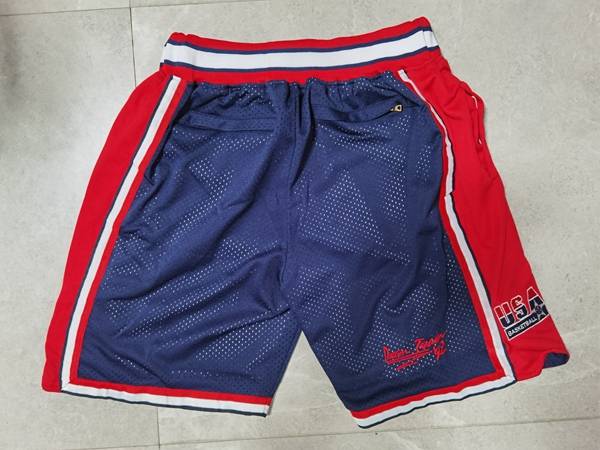 USA Just Don Dark Blue Basketball Shorts