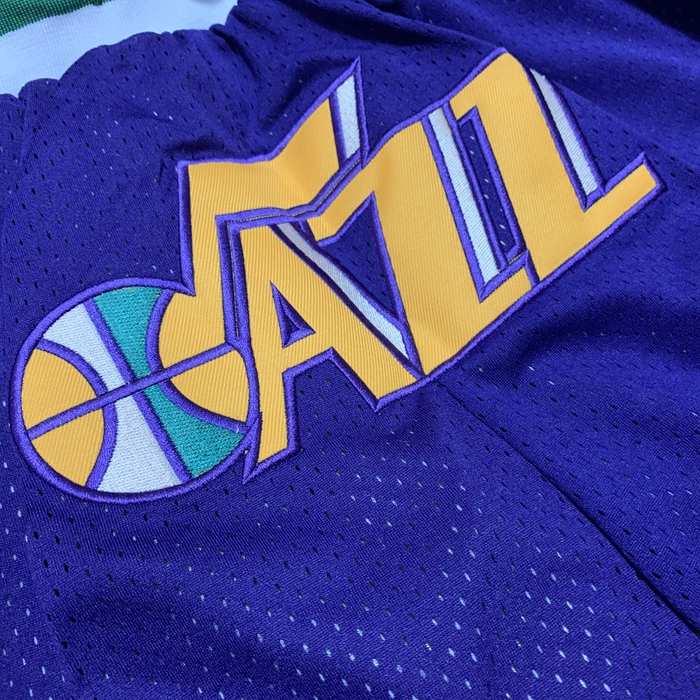 Utah Jazz Just Don Purple Basketball Shorts