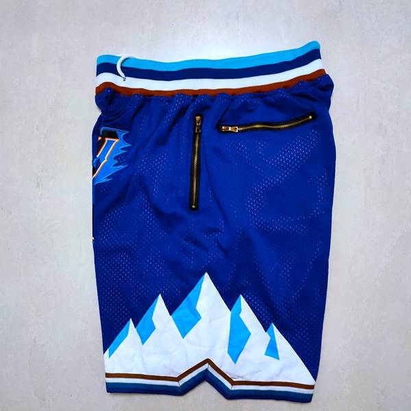 Utah Jazz Just Don Purple Basketball Shorts 03