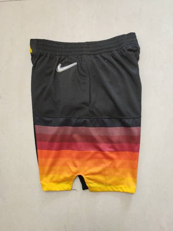 Utah Jazz Black Basketball Shorts