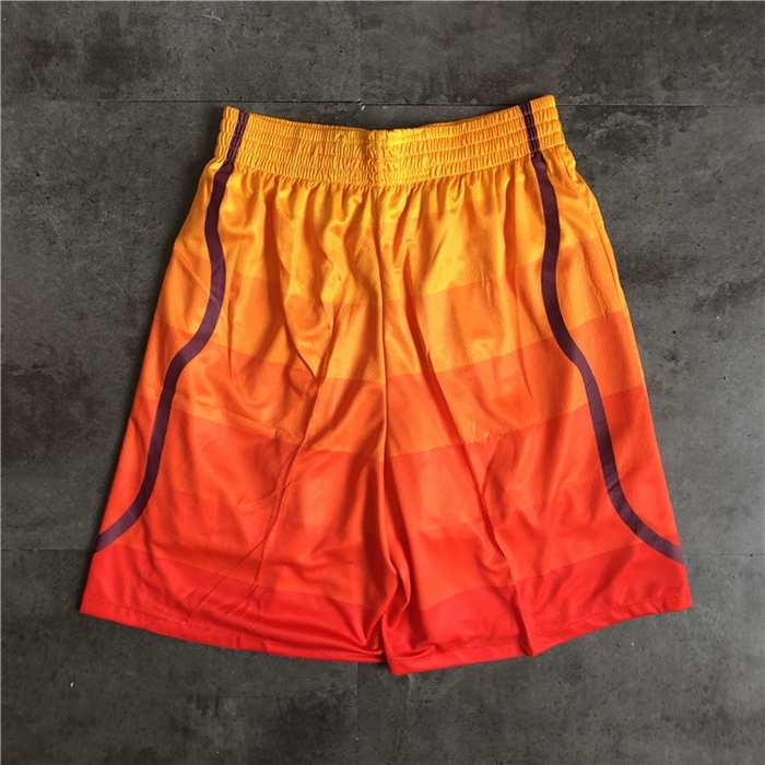 Utah Jazz Orange City Basketball Shorts