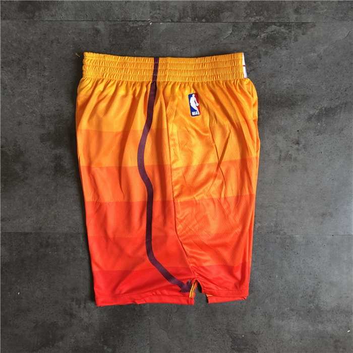 Utah Jazz Orange City Basketball Shorts