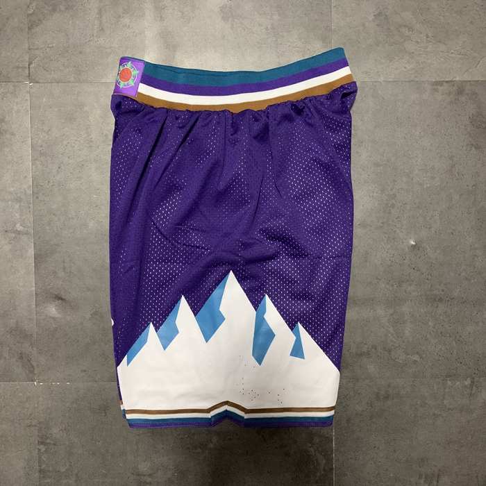 Utah Jazz Purple Classics Basketball Shorts