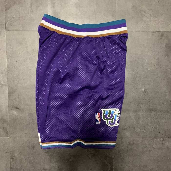 Utah Jazz Purple Classics Basketball Shorts