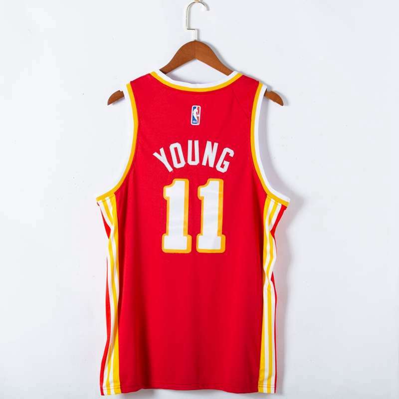 20/21 Atlanta Hawks YOUNG #11 Red Basketball Jersey (Stitched)