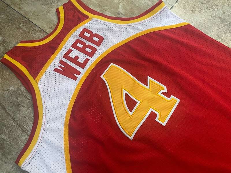 1986/87 Atlanta Hawks WEBB #4 Red Classics Basketball Jersey (Closely Stitched)