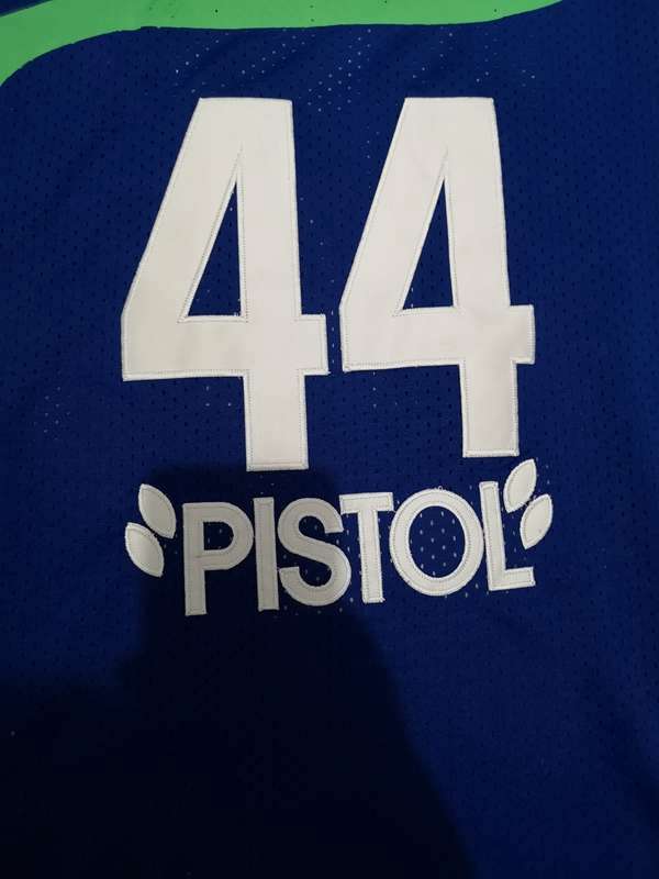 Atlanta Hawks PISTOL #44 Blue Classics Basketball Jersey (Stitched)