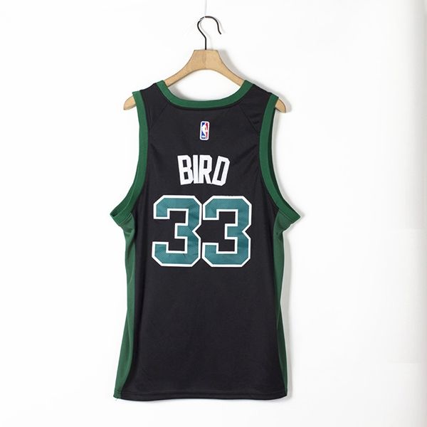 20/21 Boston Celtics BIRD #33 Black AJ Basketball Jersey (Stitched)