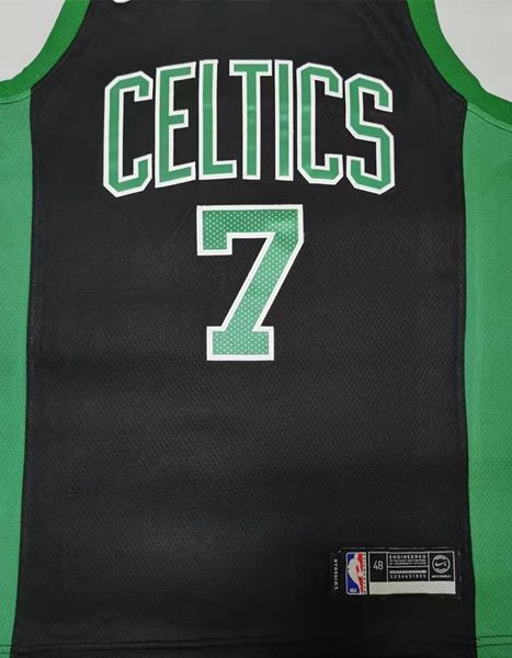 20/21 Boston Celtics CROWN #7 Black AJ Basketball Jersey (Stitched)