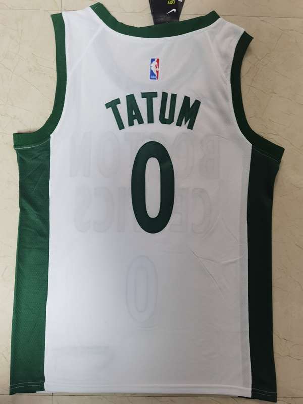 20/21 Boston Celtics TATUM #0 White City Basketball Jersey (Stitched)