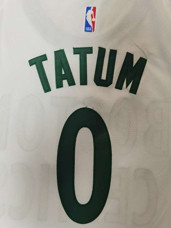 20/21 Boston Celtics TATUM #0 White City Basketball Jersey (Stitched)