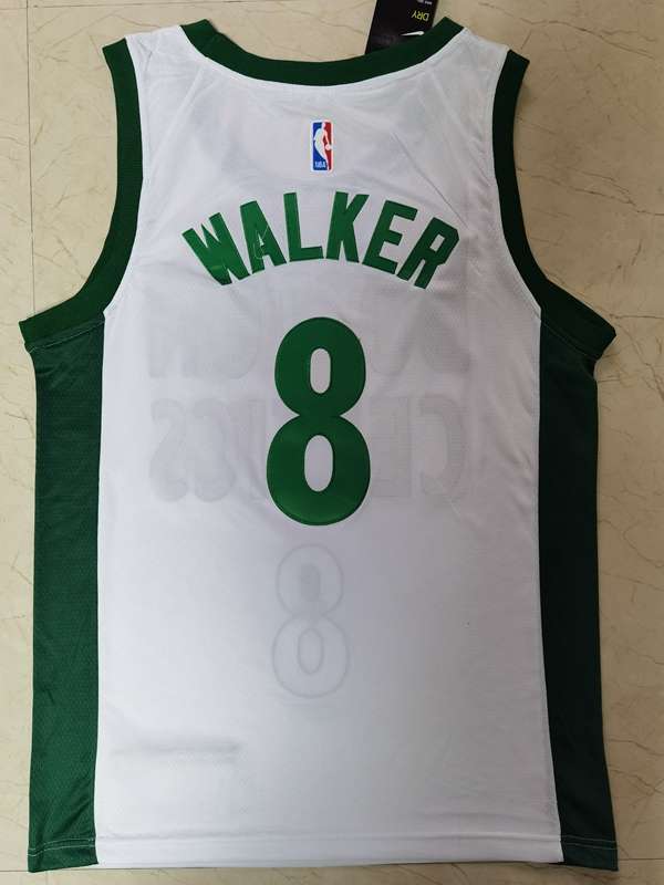 20/21 Boston Celtics WALKER #8 White City Basketball Jersey (Stitched)