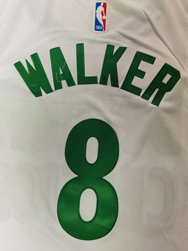 20/21 Boston Celtics WALKER #8 White City Basketball Jersey (Stitched)