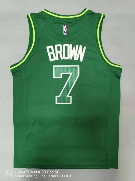 20/21 Boston Celtics BROWN #7 Green Basketball Jersey (Stitched) 02