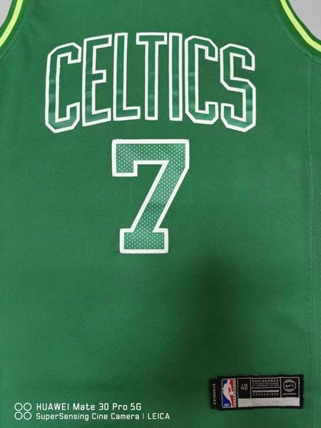 20/21 Boston Celtics BROWN #7 Green Basketball Jersey (Stitched) 02