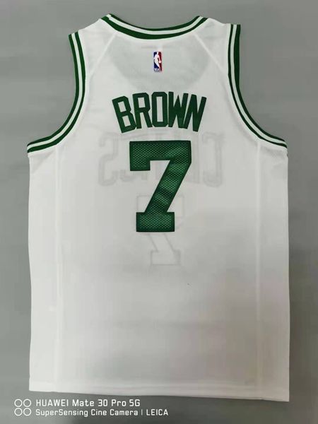 20/21 Boston Celtics BROWN #7 White Basketball Jersey (Stitched)