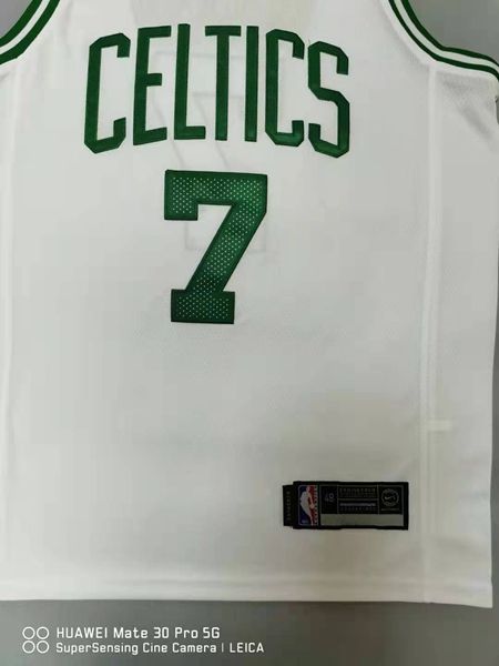 20/21 Boston Celtics BROWN #7 White Basketball Jersey (Stitched)