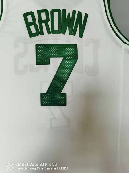 20/21 Boston Celtics BROWN #7 White Basketball Jersey (Stitched)