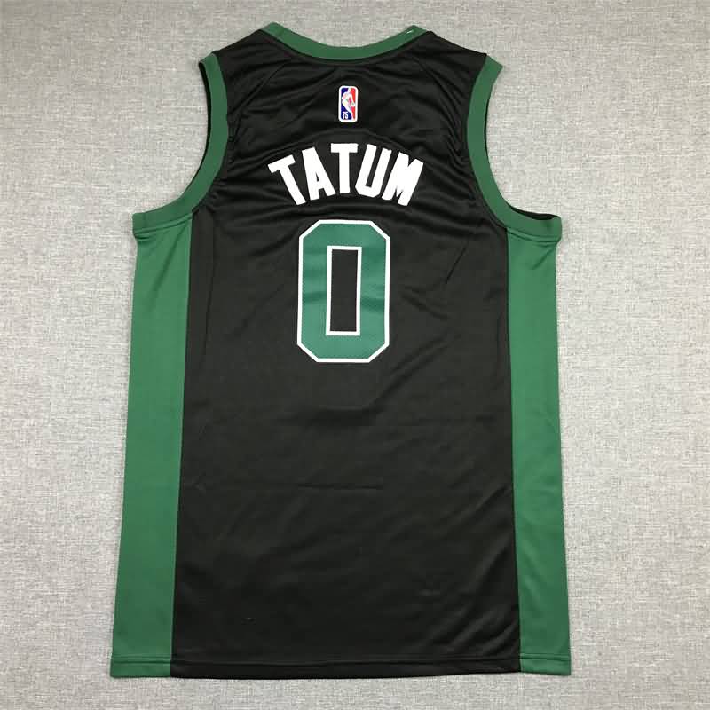 21/22 Boston Celtics TATUM #0 Black AJ Basketball Jersey (Stitched)